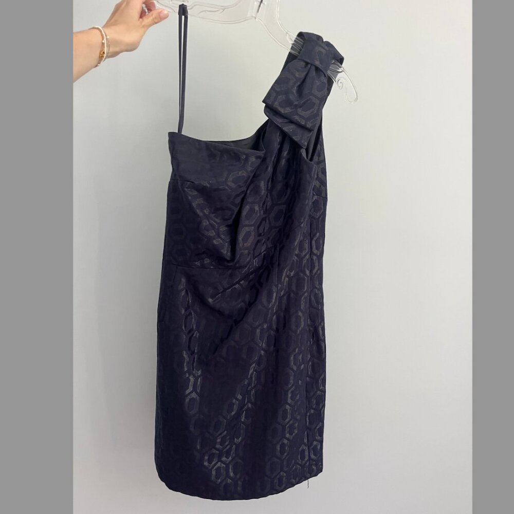 Nine West Blue One Shoulder Mini Dress, Size 8